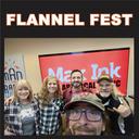 Flannel Fest organizers Beth and Erik on Max Ink Radio