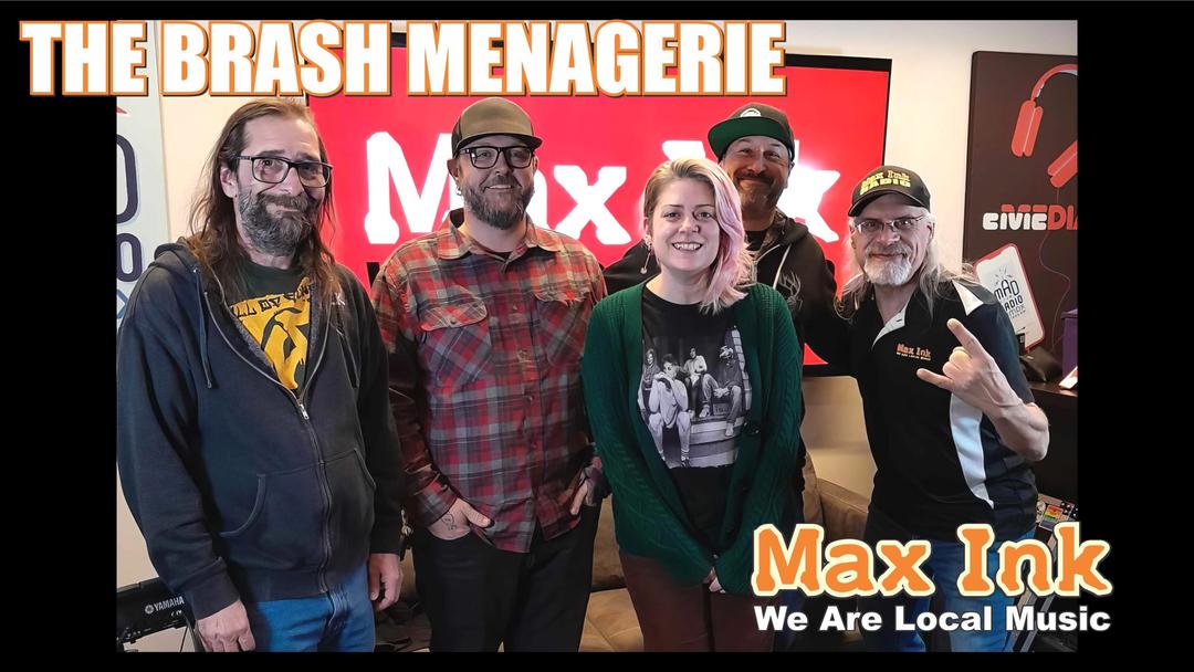 The Brash Menagerie Power-Trio Punkers on Max Ink Radio