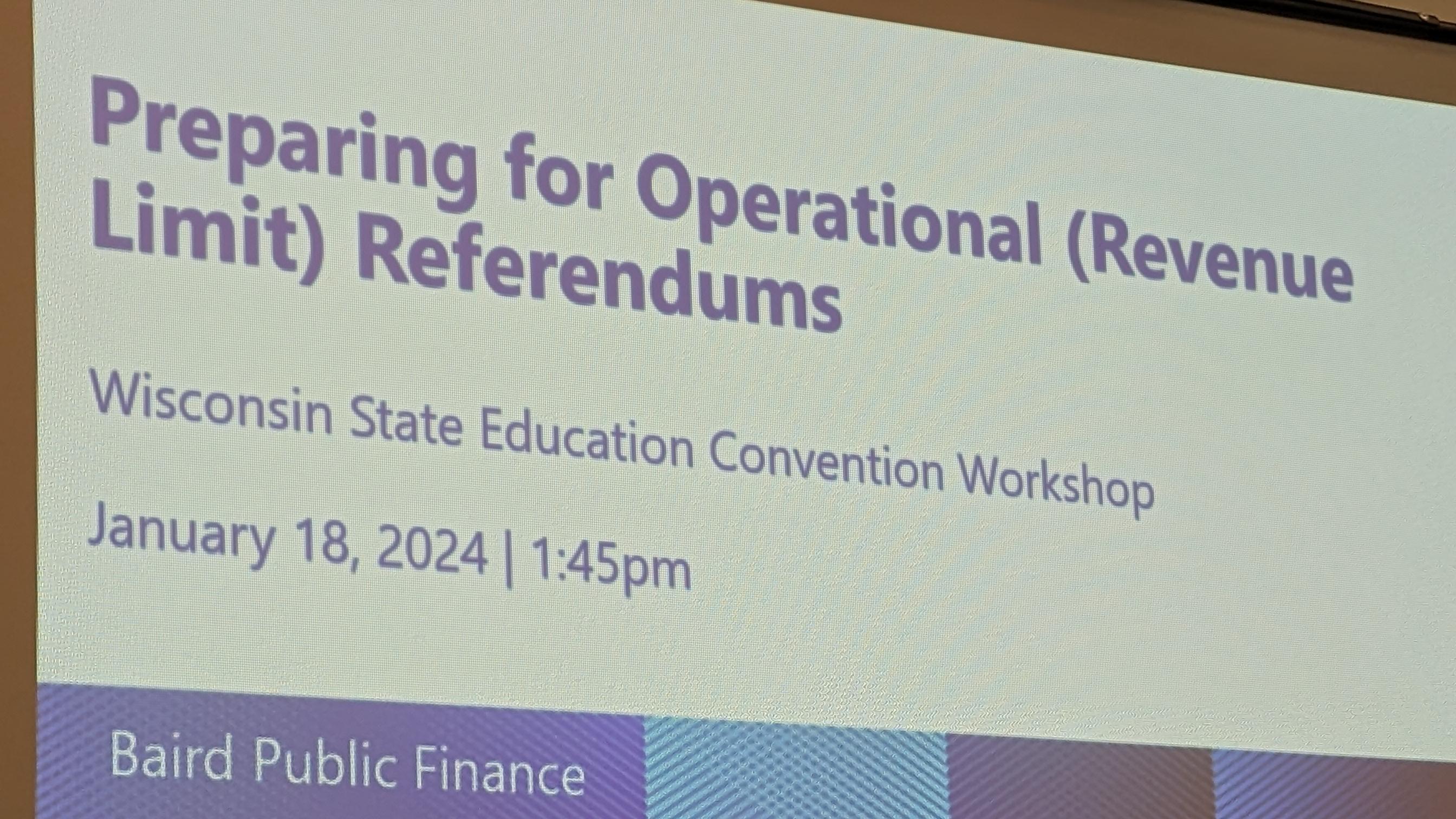 Half of Wisconsin school districts go to referendum amid debate over state aid for public education