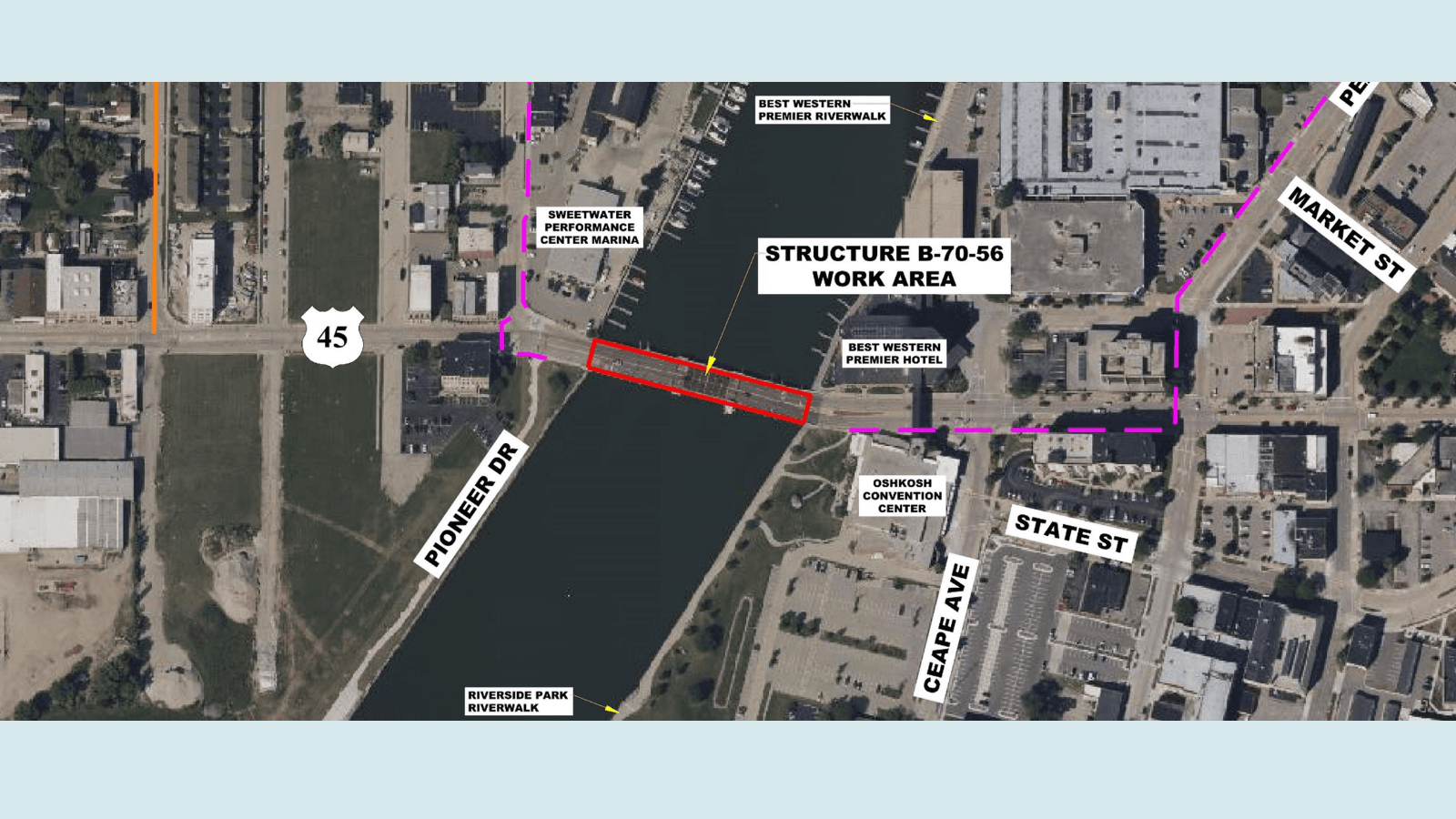 Oshkosh bridge to close for repairs and improvements