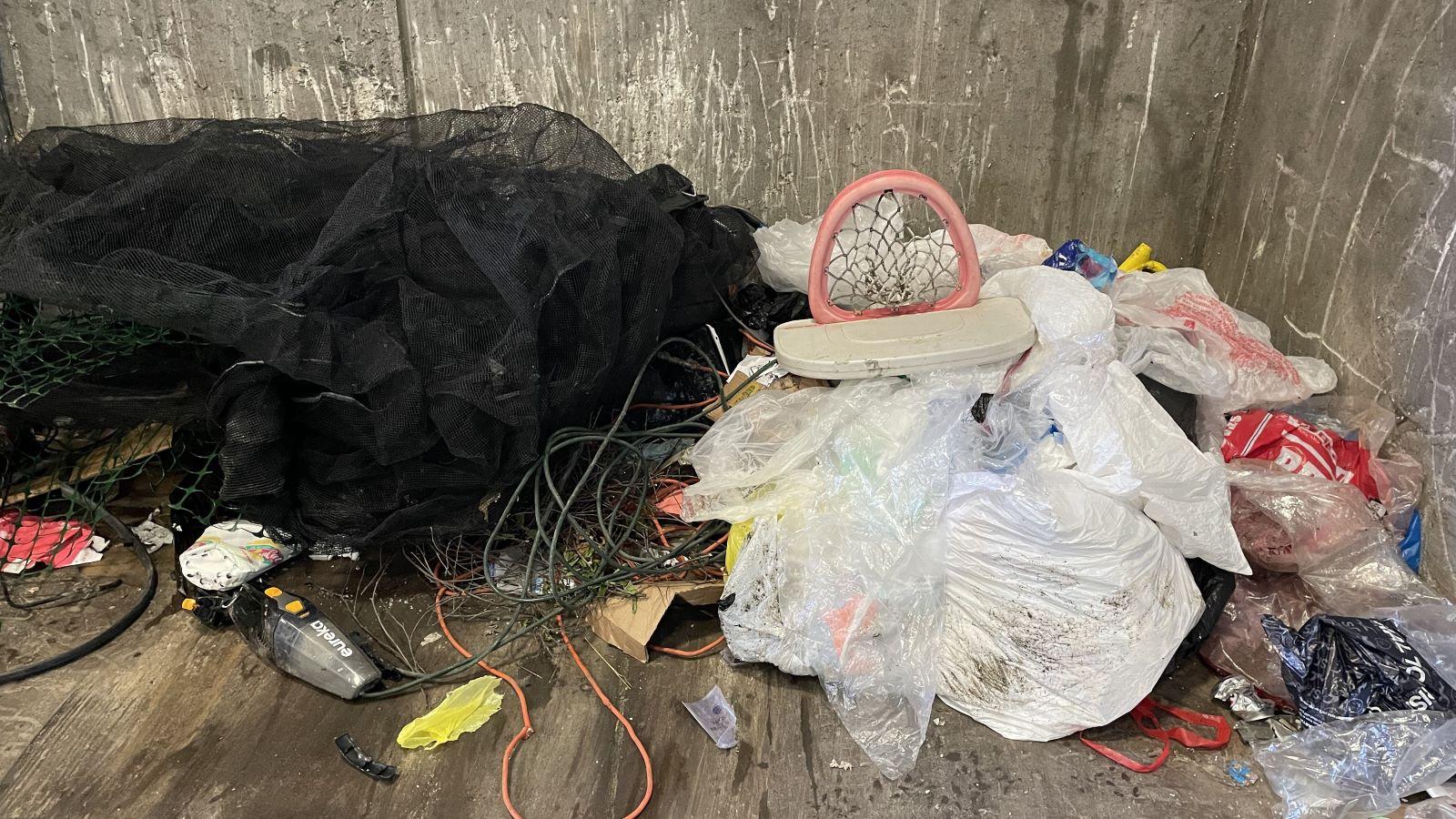 Garbage in Recycling Causing Contamination