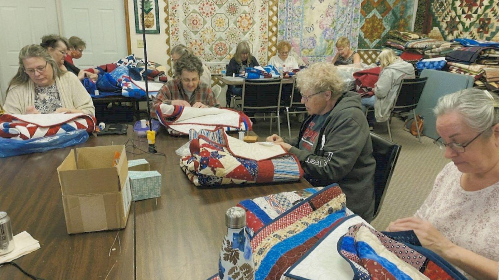 Material Girls Quilt Club: Historic Quilts of Valor Ceremony