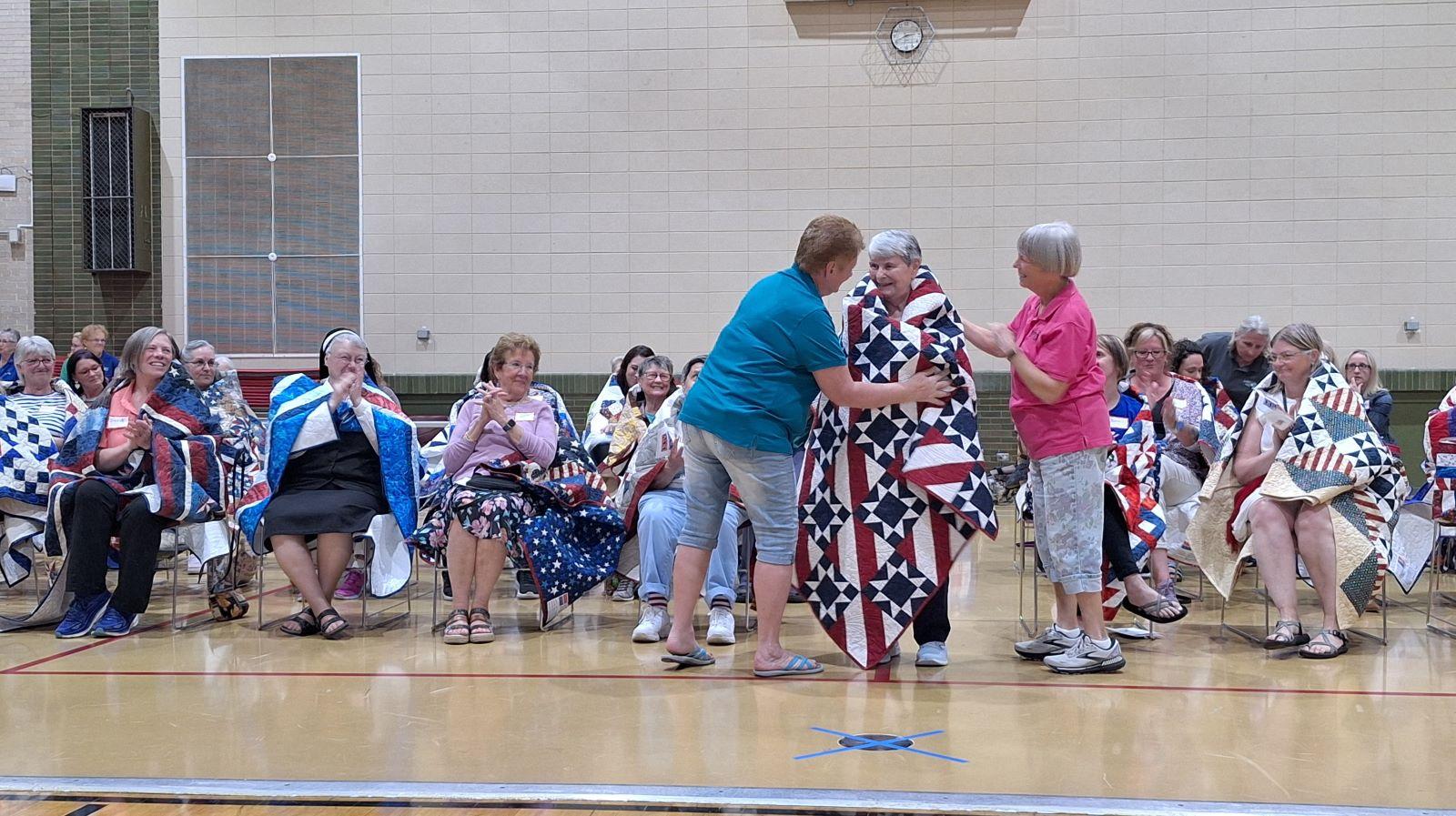 Quilts of Valor Presentation on Memorial Weekend