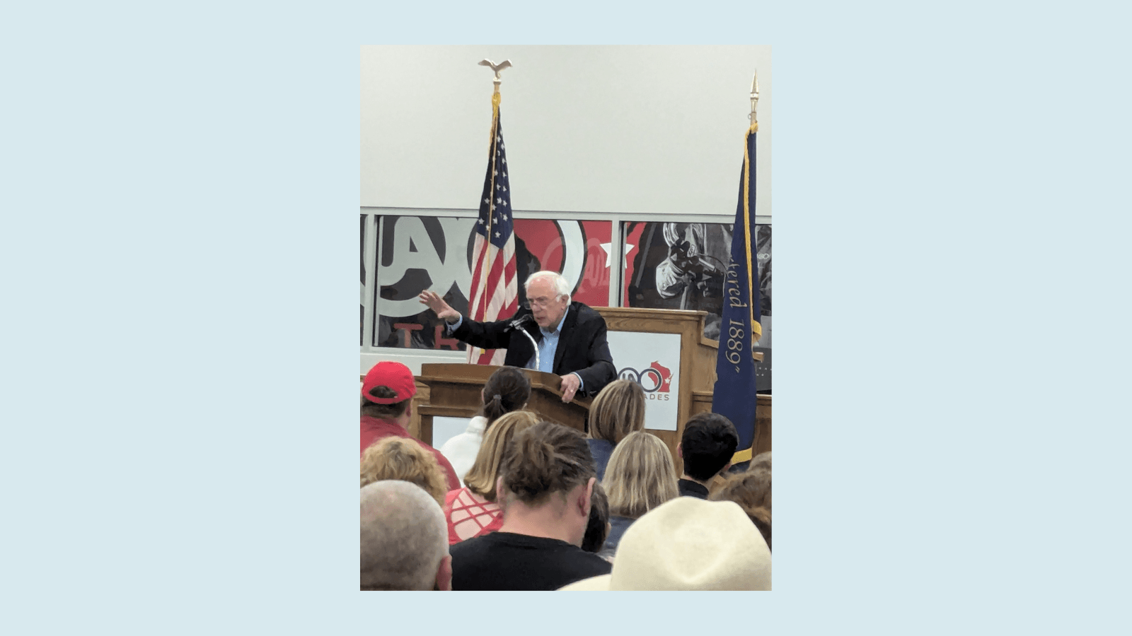 Bernie Sanders stumps for progressives in Kaukauna