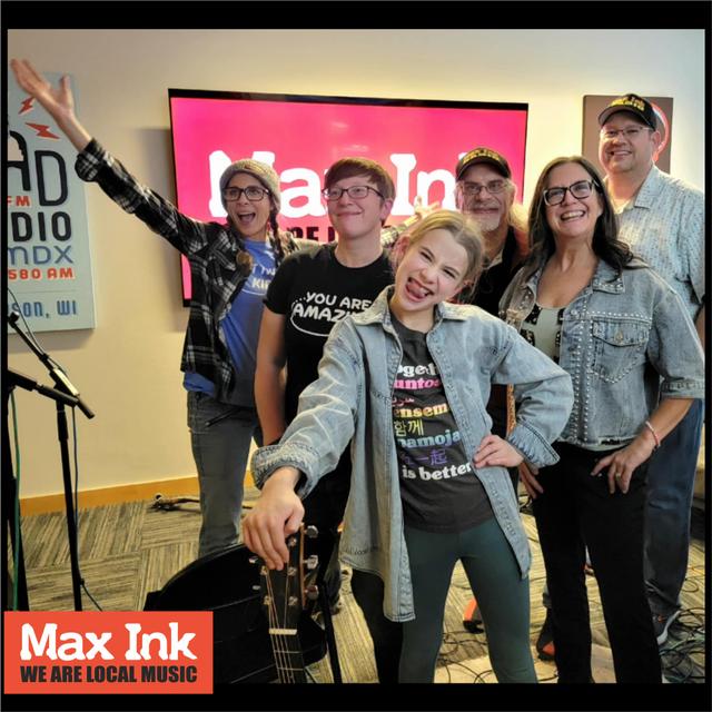 11 Year Old Paige Kleber and her band perform Live in the Lair on Max Ink Radio