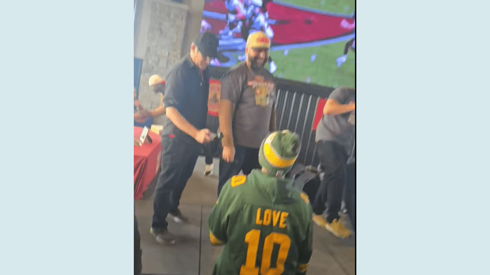 Young Packers fan denied signed 49ers football