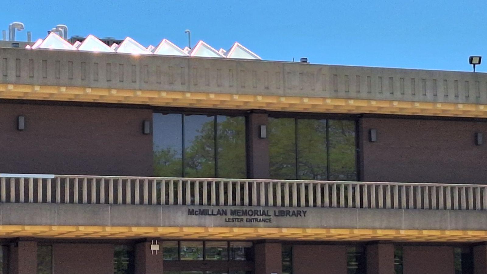 McMillan Library Director Katherine Elchert