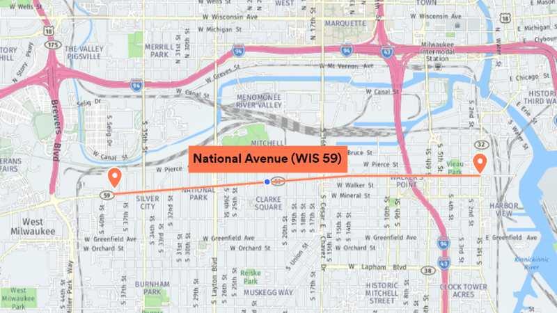 $25M Federal Grant to Overhaul Milwaukee’s National Avenue