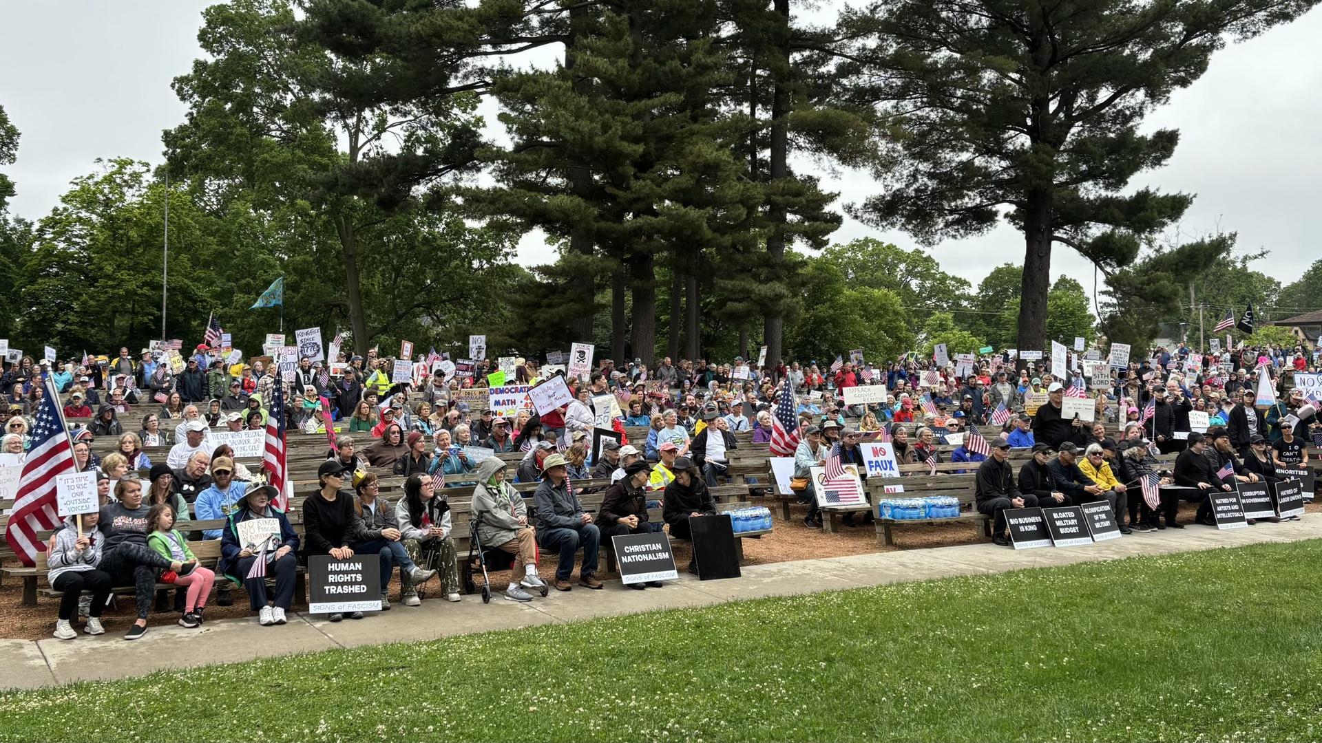 Eau Claire Residents Hit Downtown Streets for No Kings March