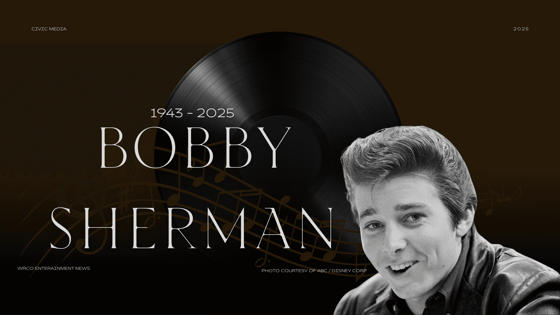 One-time teen idol Bobby Sherman dies, Civic Media remembers him