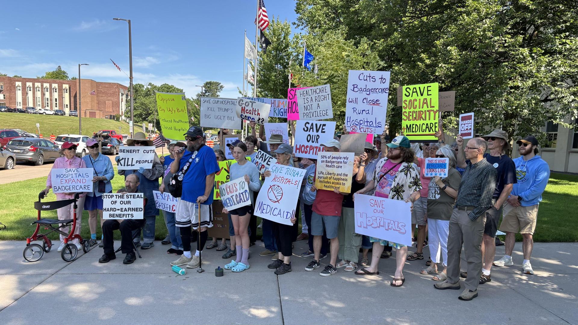 Chippewa Valley Residents Rally Against Potential Medicaid Cuts