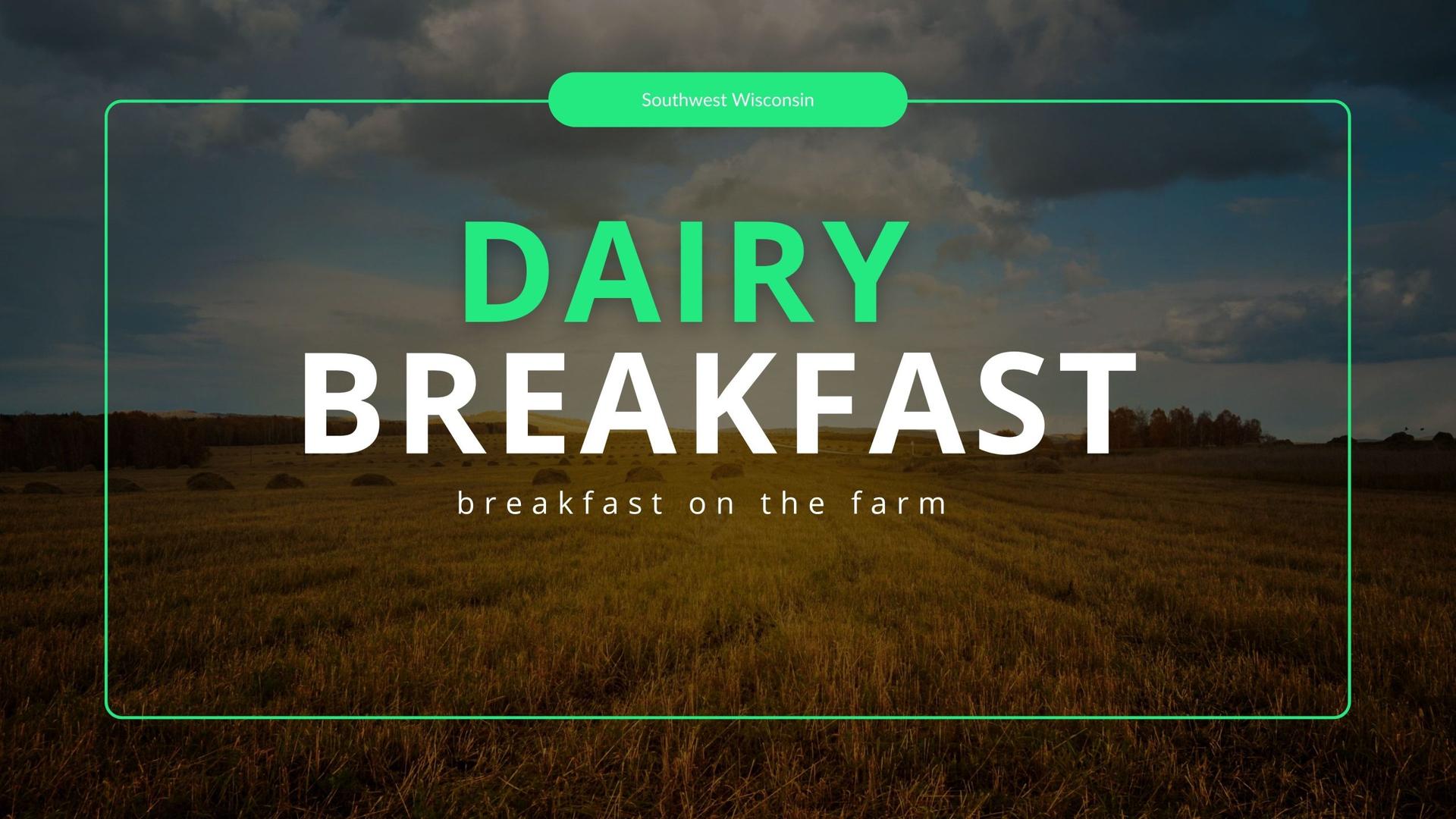 Dairy Breakfast season is here