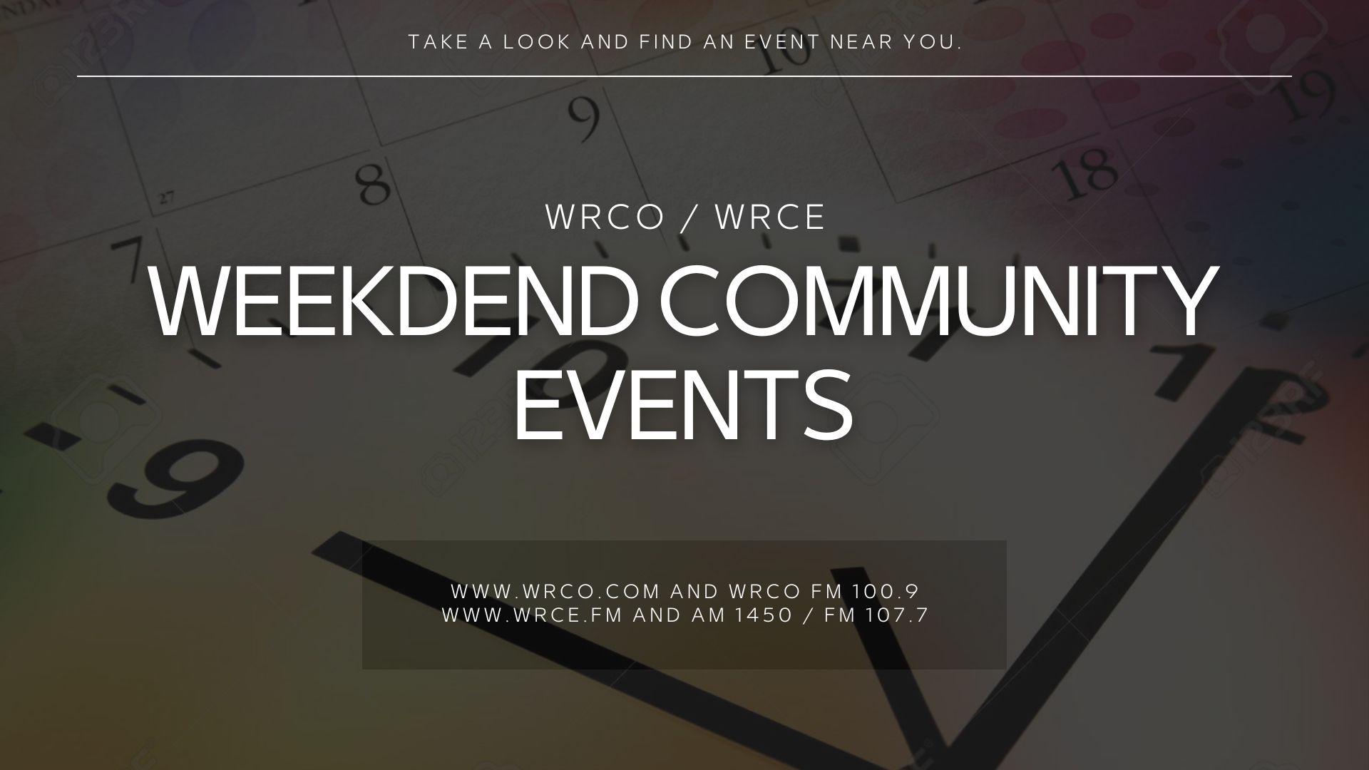 Weekend events in the 53581 and beyond