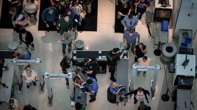 August 20, 2024 – Rally goers went through airport-style security checks