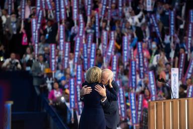 August 21, 2024 – Chicago, Illinois: Governor of Minnesota and Vice President nominee Tim Walz speaks at the Democratic National Convention.