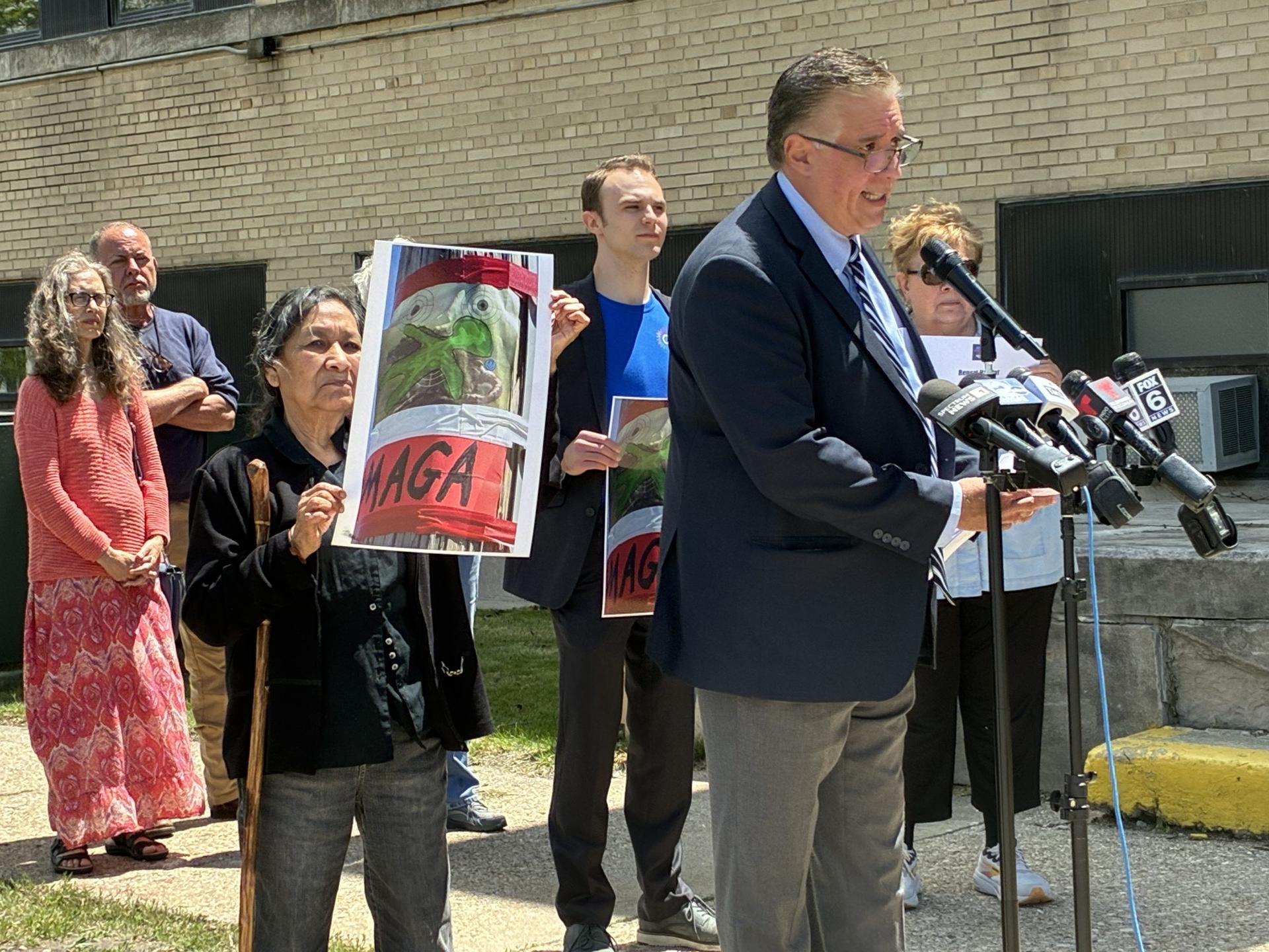 Anti-immigrant posters found across Kenosha, police and FBI investigating