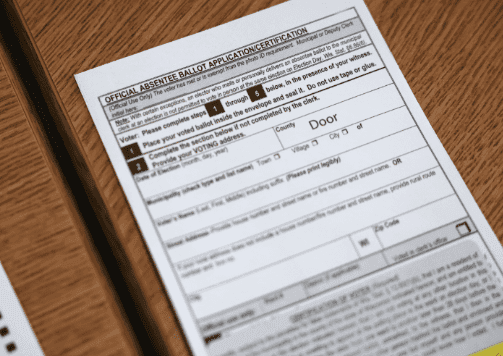 How to request, complete, and return an absentee ballot in Racine County