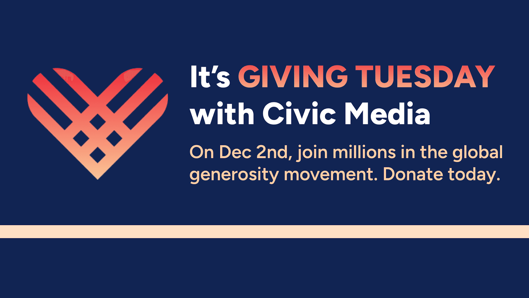 Civic Giving Tuesday Banner