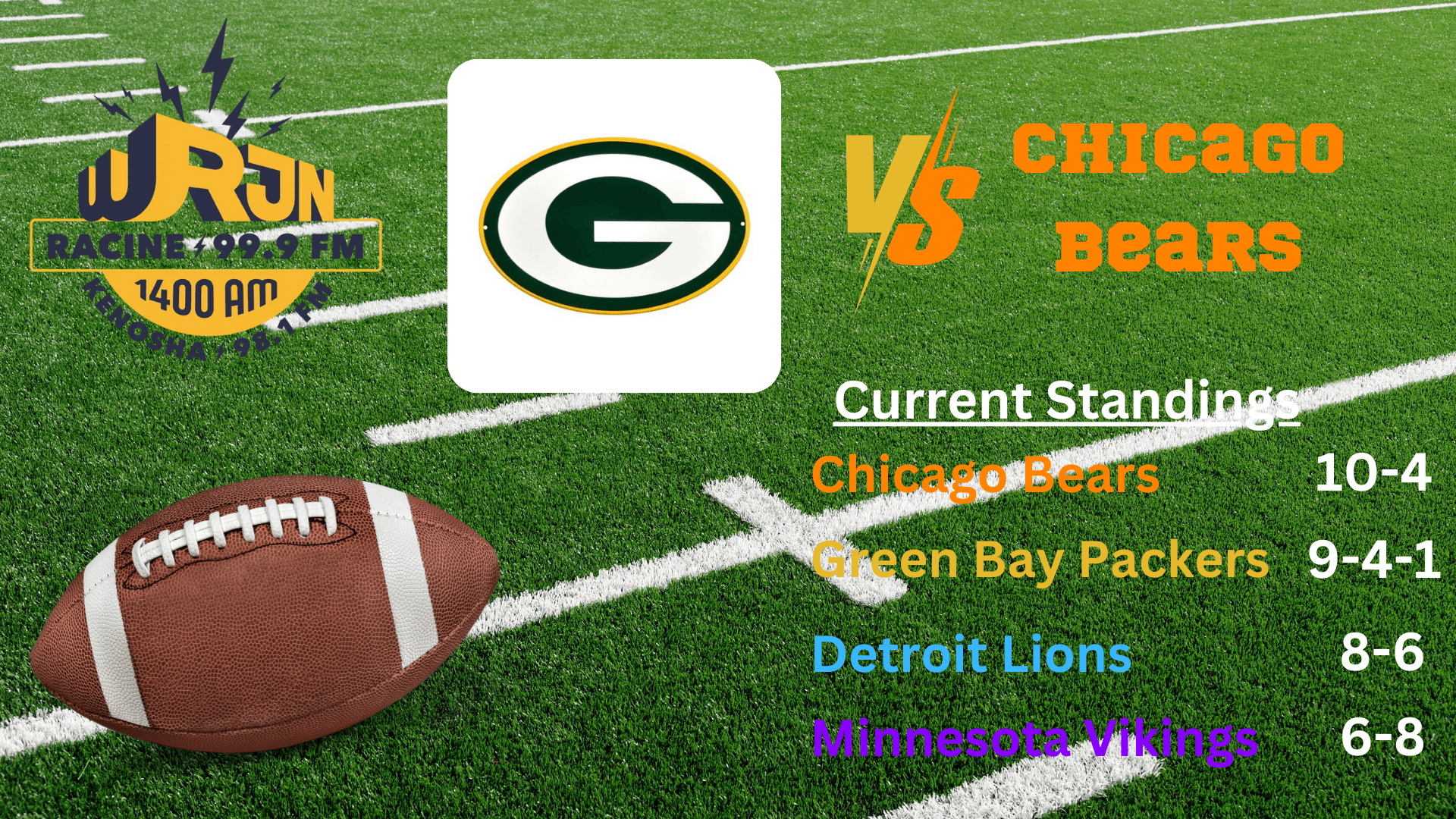Packers vs. Bears Rematch on Saturday Primetime