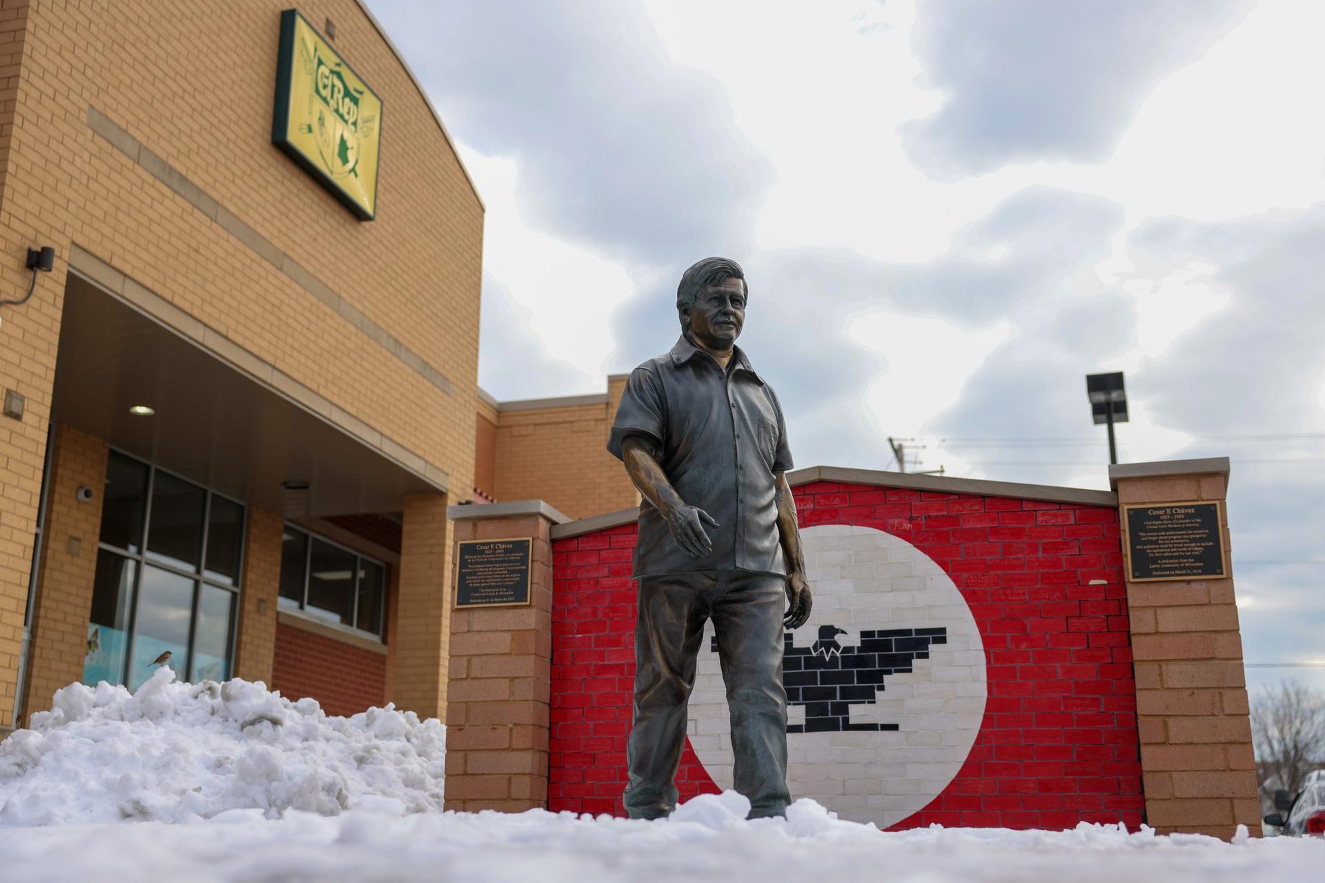 Residents and businesses along Chavez Drive react to abuse allegations against late civil rights icon
