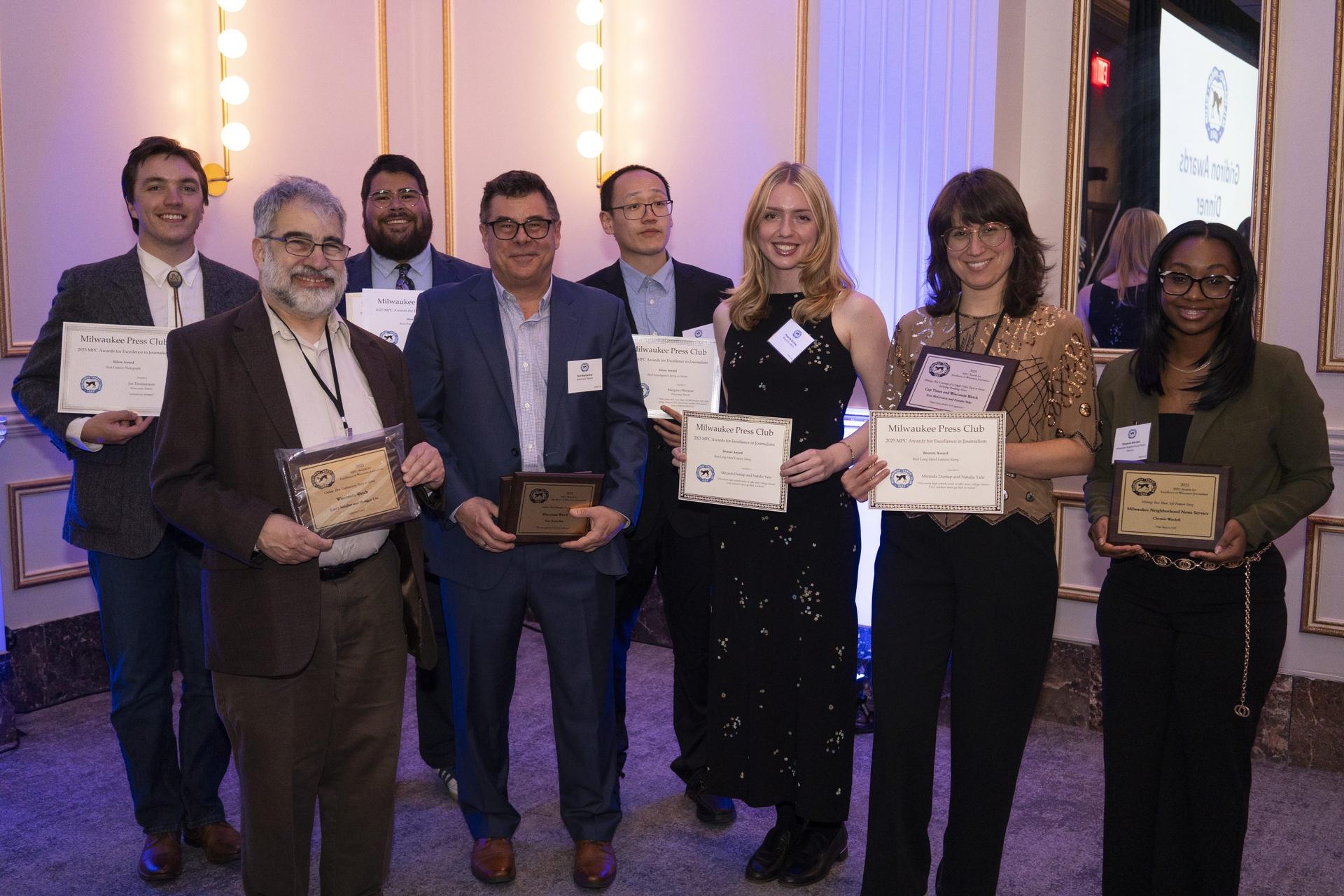 Wisconsin Watch and Milwaukee NNS win 12 Milwaukee Press Club awards