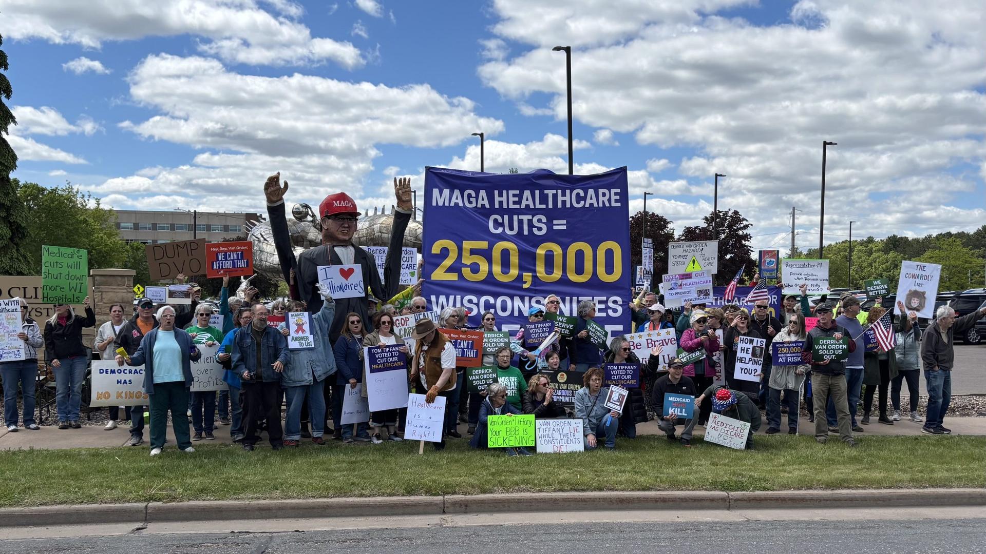 Chippewa Valley Residents Rally Against Healthcare Cuts