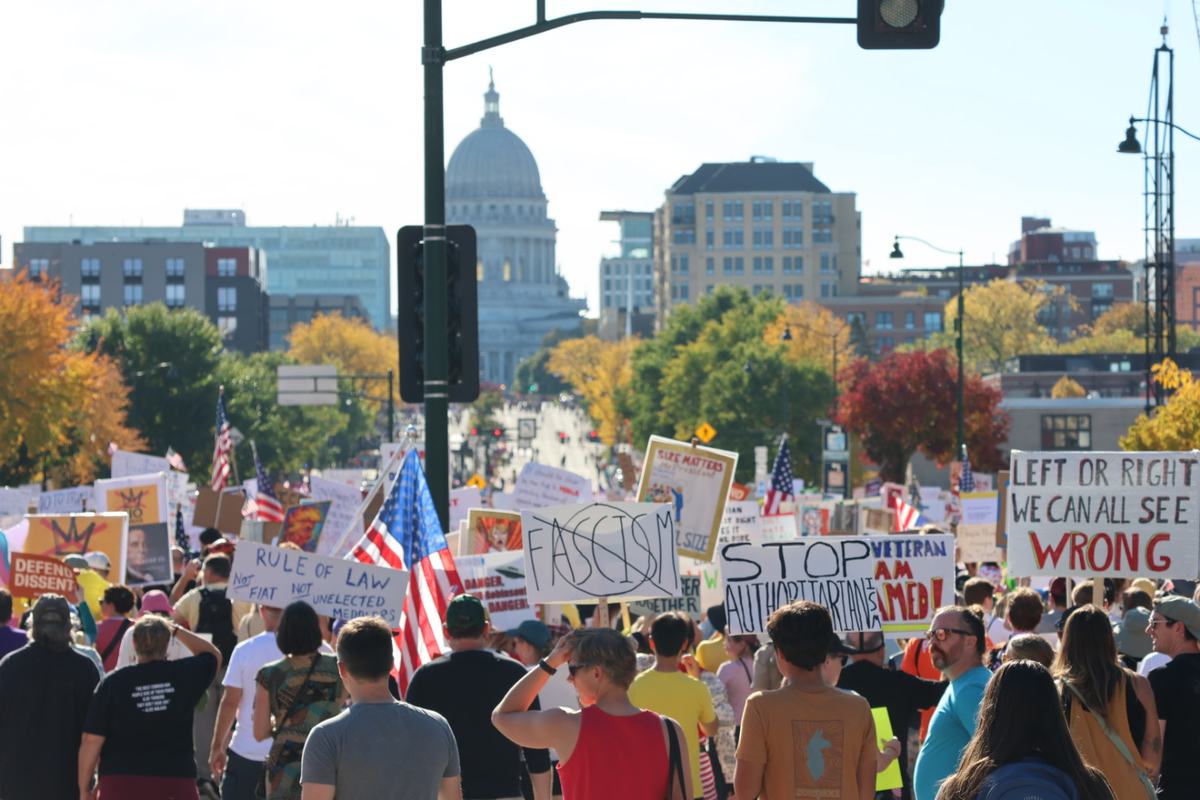 No Kings rally Madison