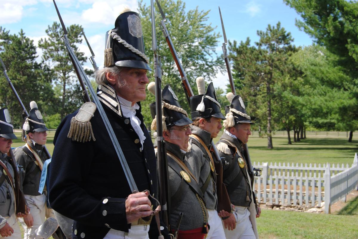 Scenes from the War of 1812 Reenactment at Villa Louis/Fort Crawford.