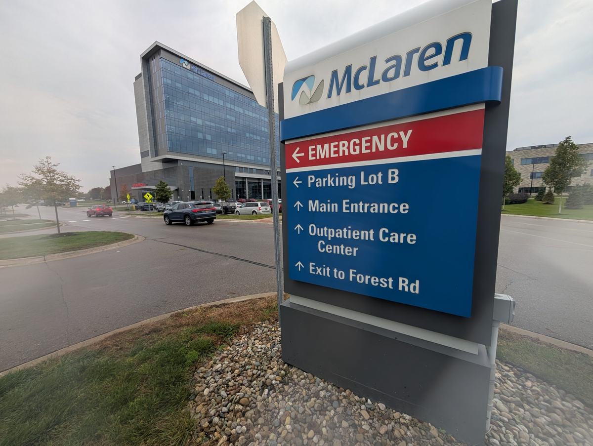 A sign from McLaren.