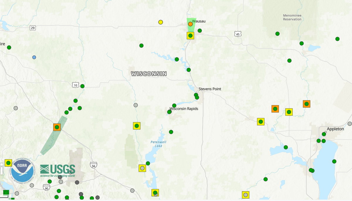 Area Rivers Rising