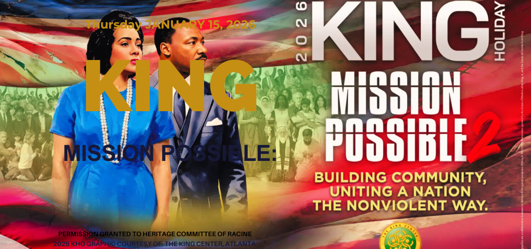 Jan 15 Martin Luther KIng 2026 – 2