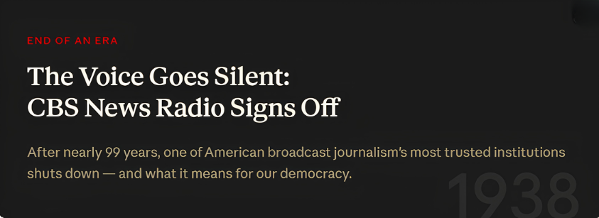 RIP CBS