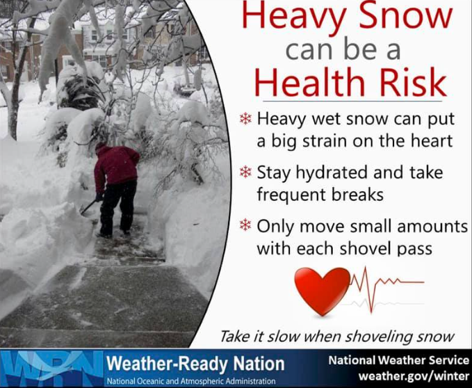 WRN Heart Attack Snow Graphic