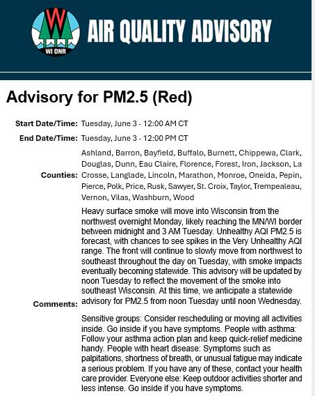 air quality advisory