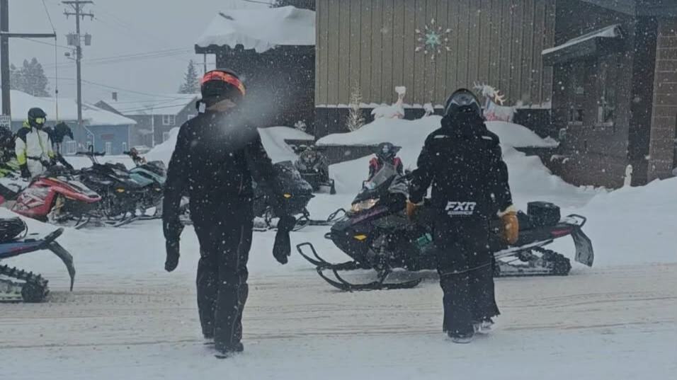 Snowmobiling