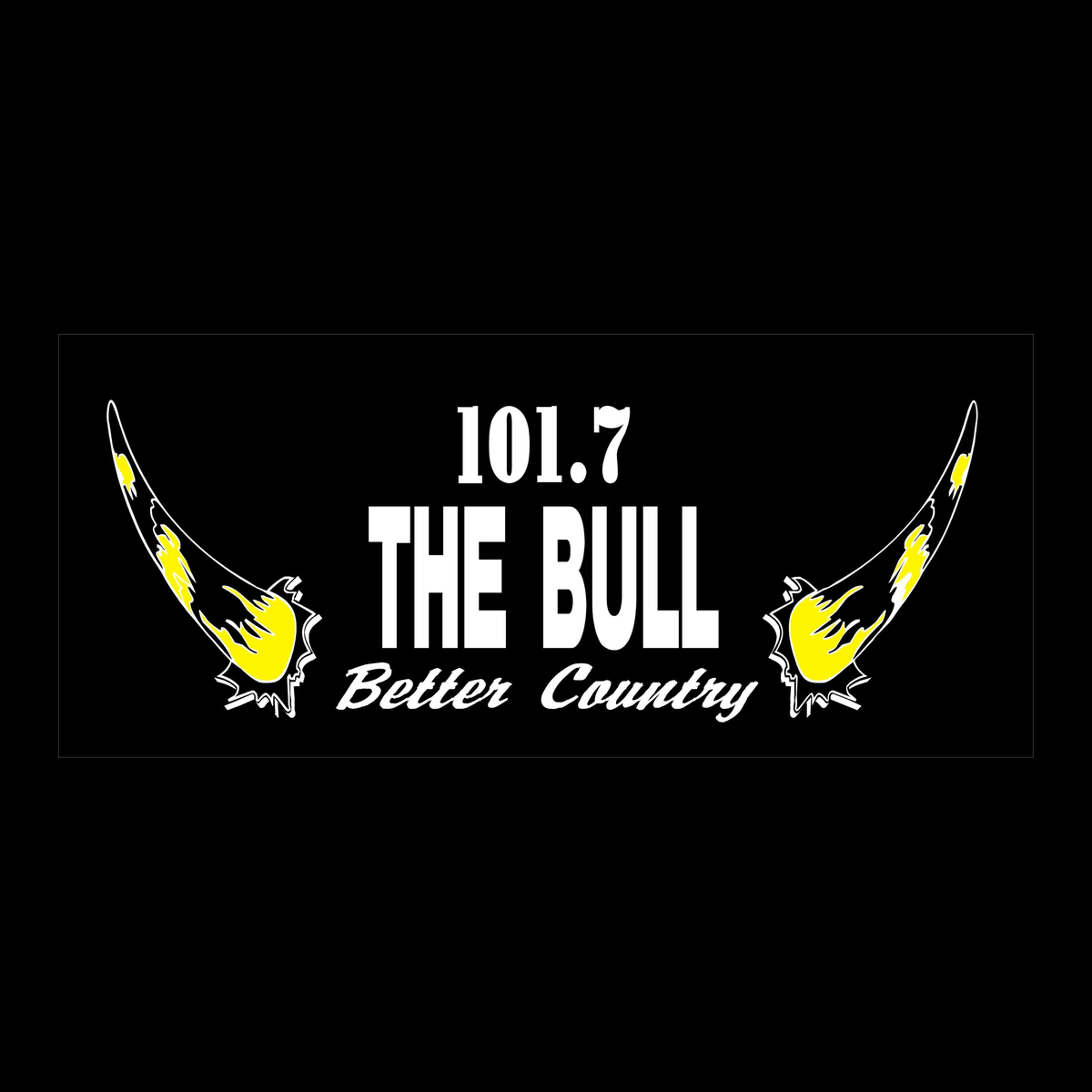 101.7 The Bull logo