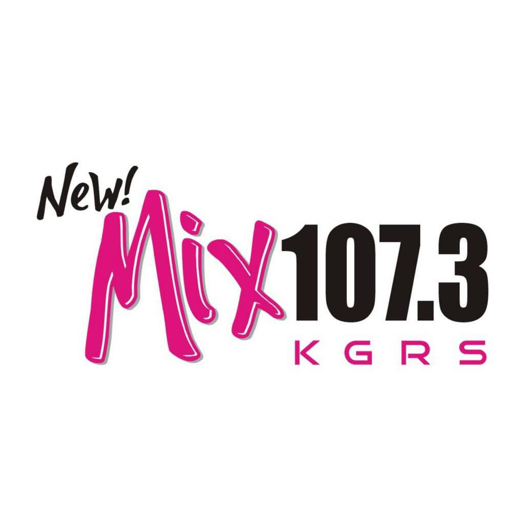 The New Mix 107.3 logo