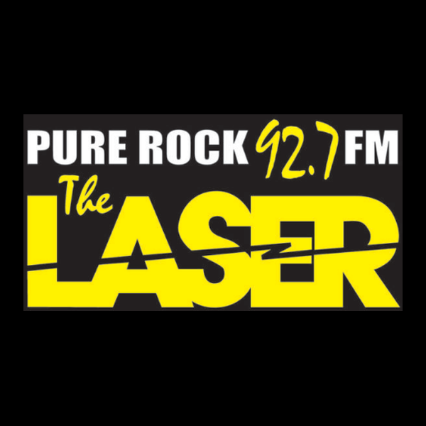 92.7 The Laser logo