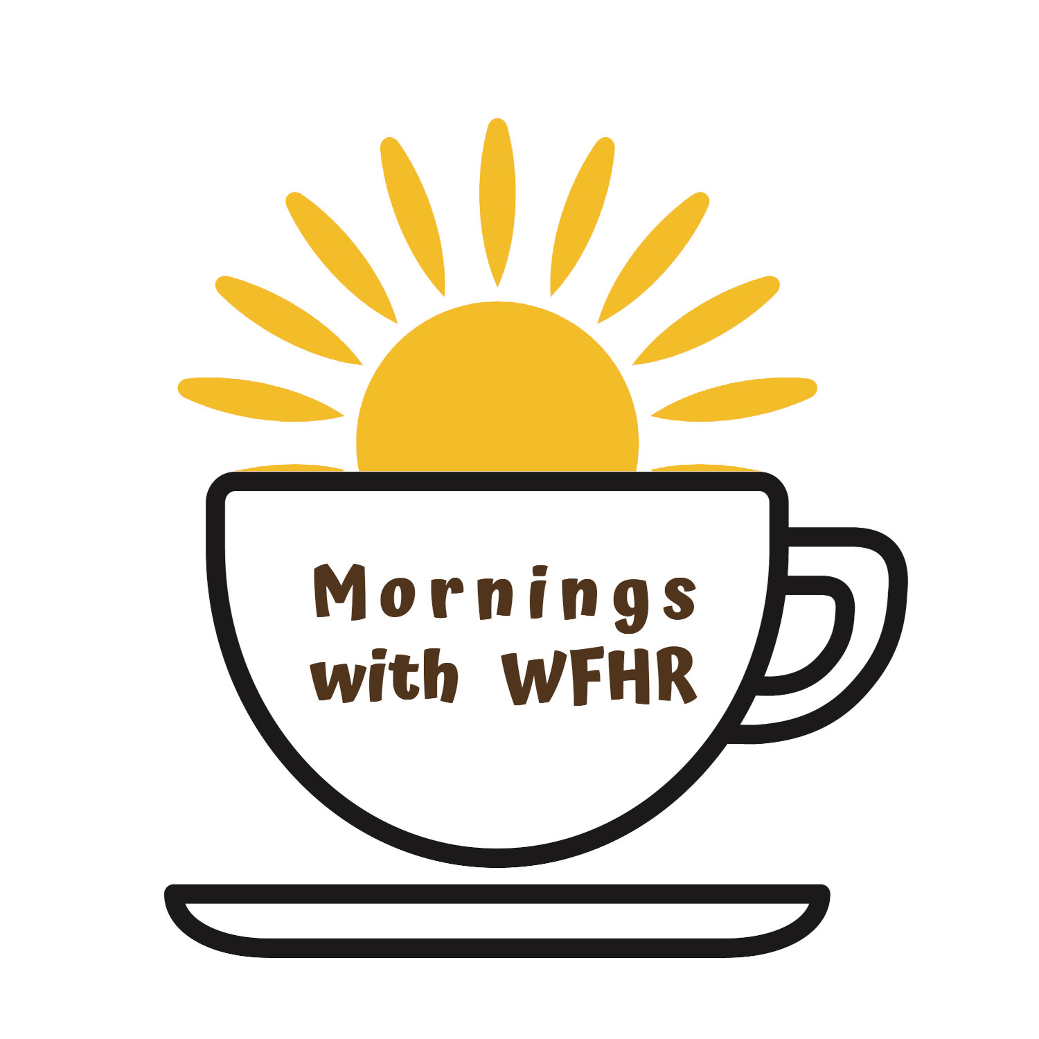 Mornings with WFHR logo