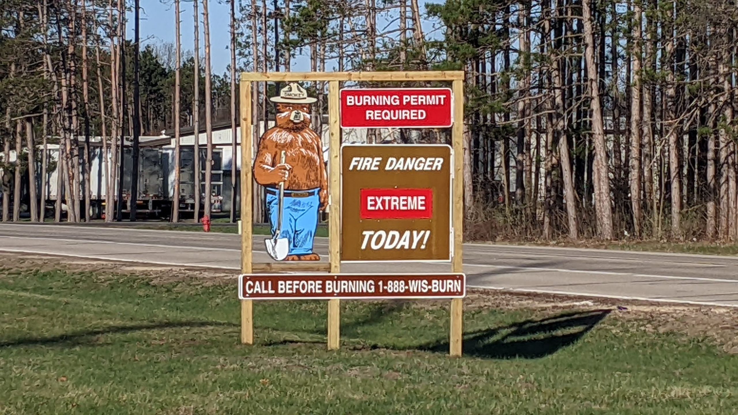 Burning Permit Required Smokey Bear