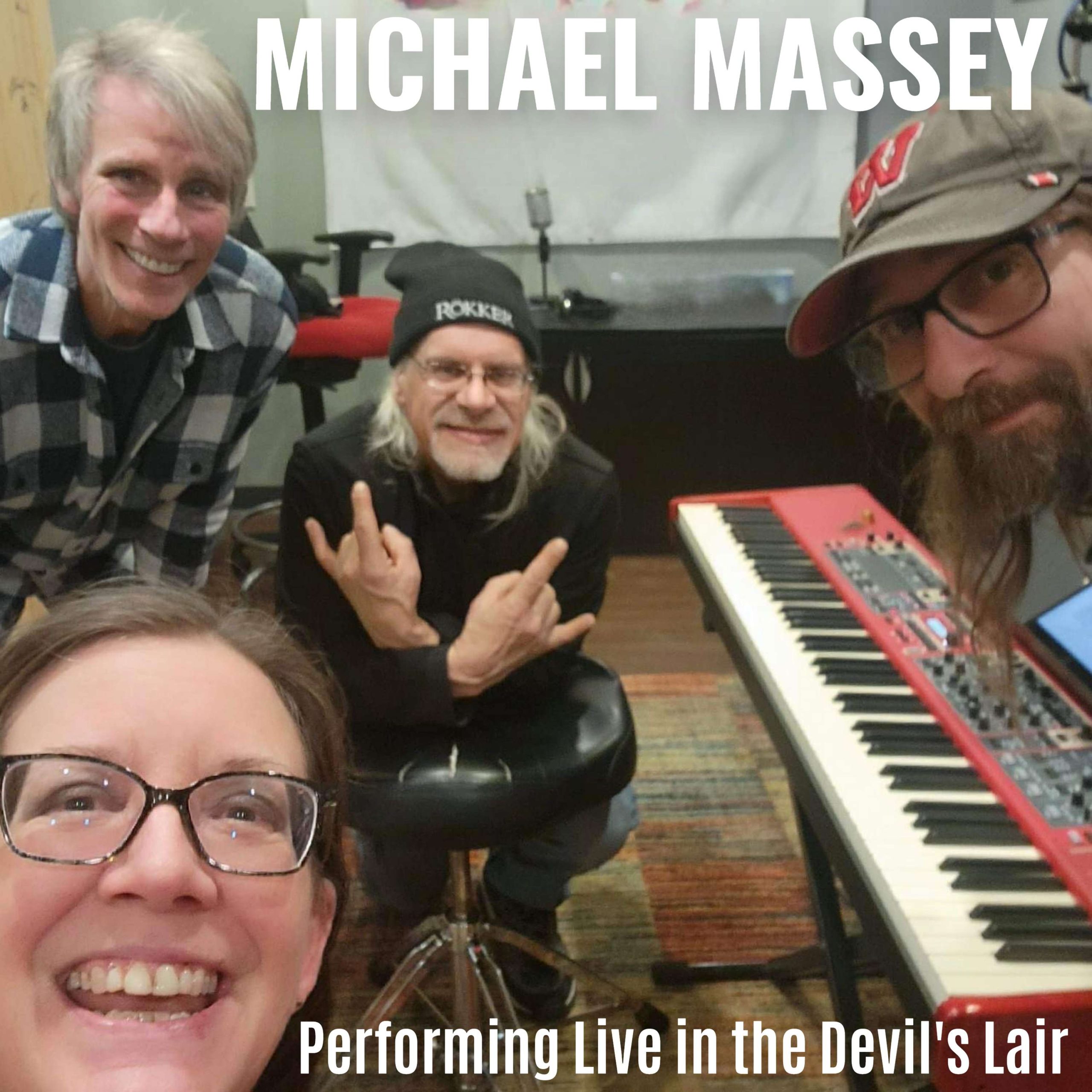 Michael Massey performing live in the Devil's Lair on Max Ink Radio