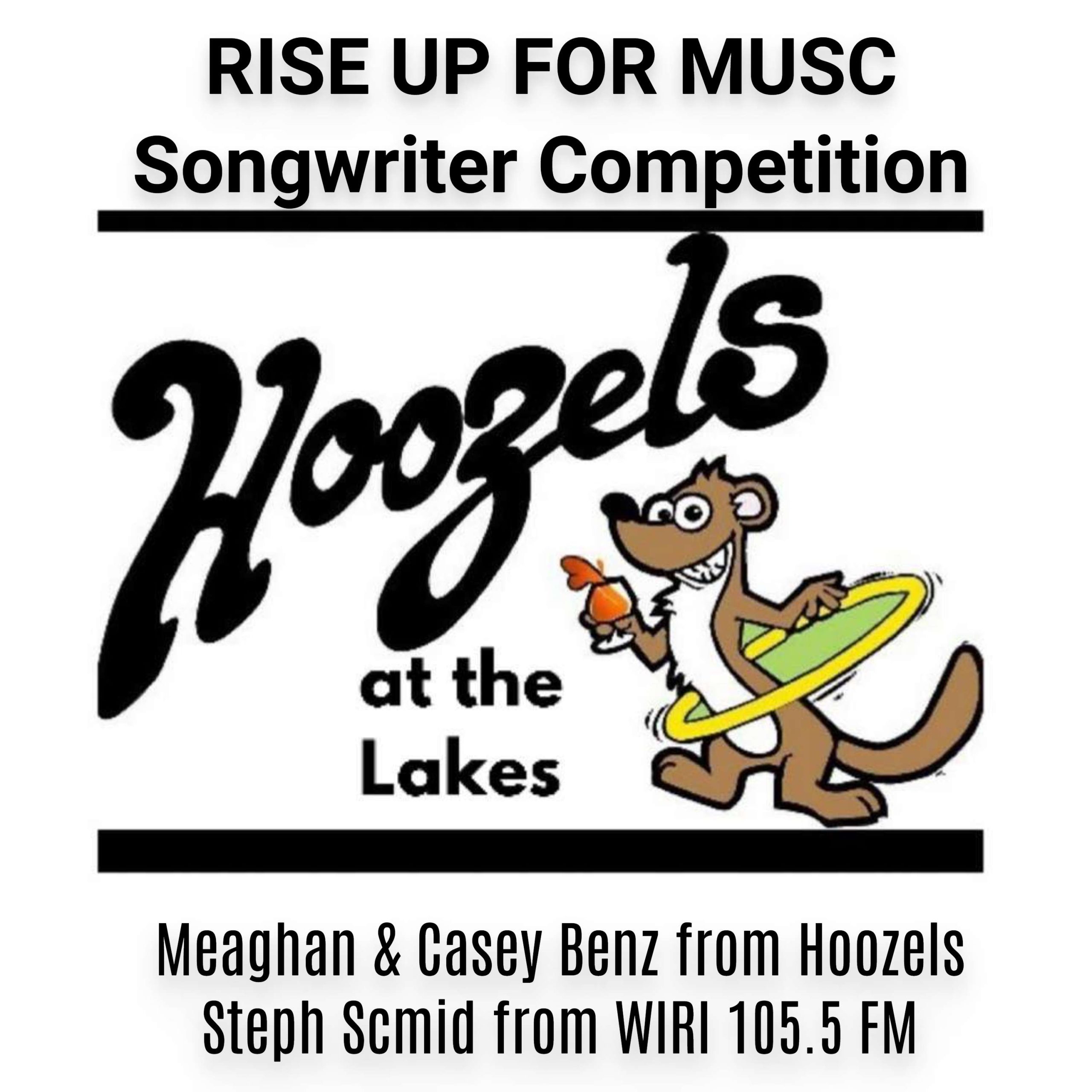 Rise Up For Music Songwriter Competition at Hoozels at the Lakes this summer