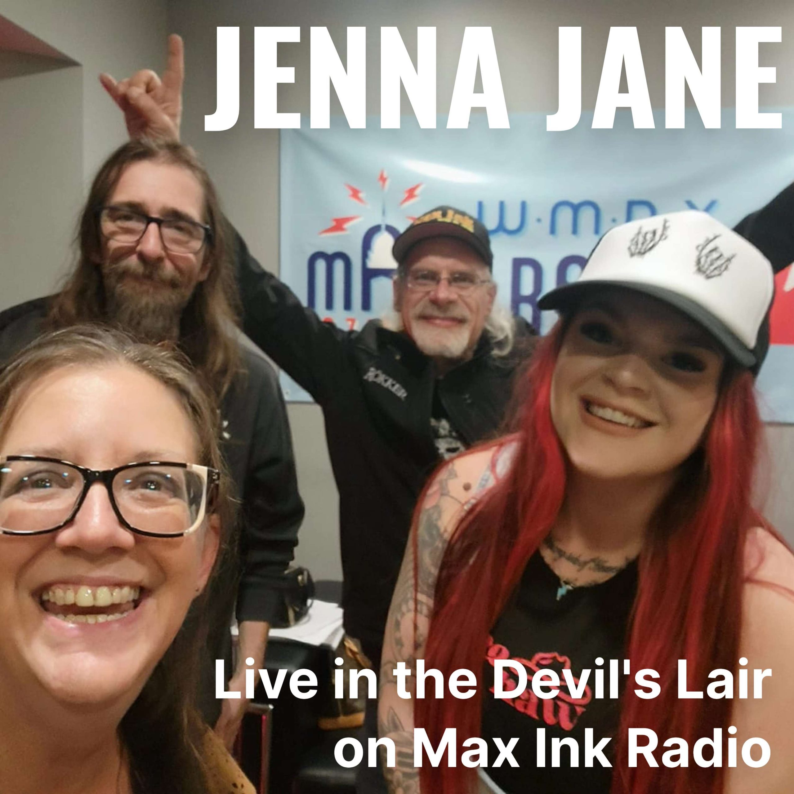 Max Ink Radio crew with Jenna Jane