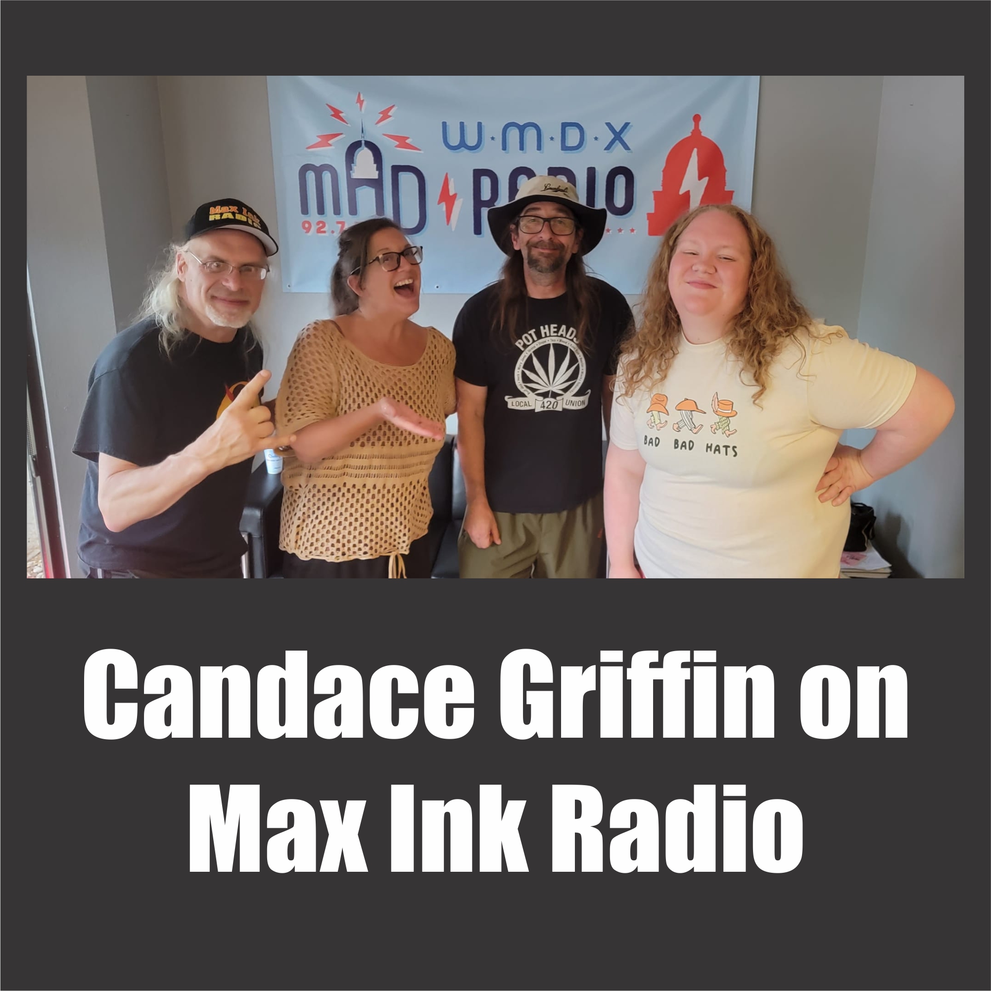 Rökker, Teri Barr, Jimmy K, Candace Griffin on Max Ink Radio