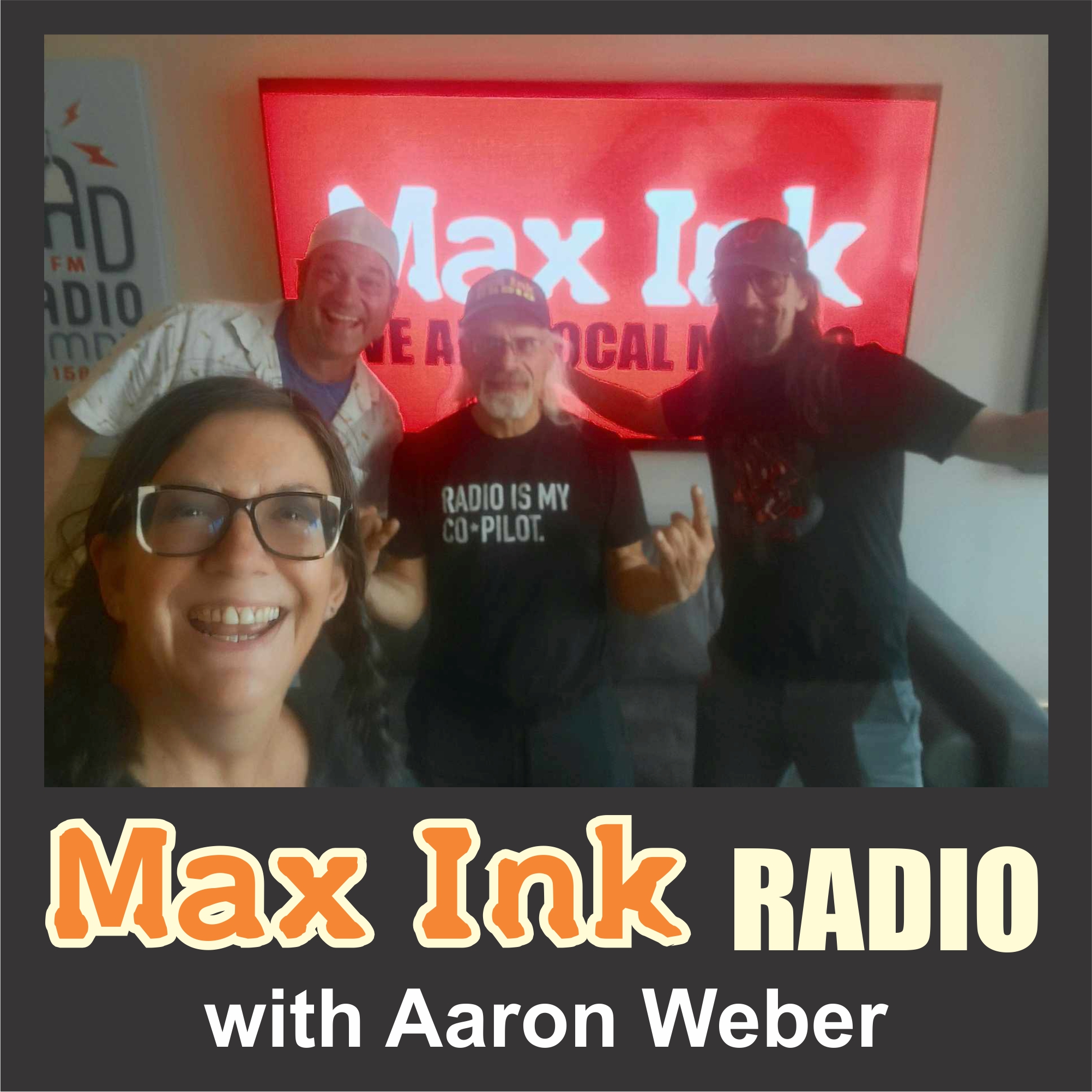 Aaron Weber with Max Ink Radio crew