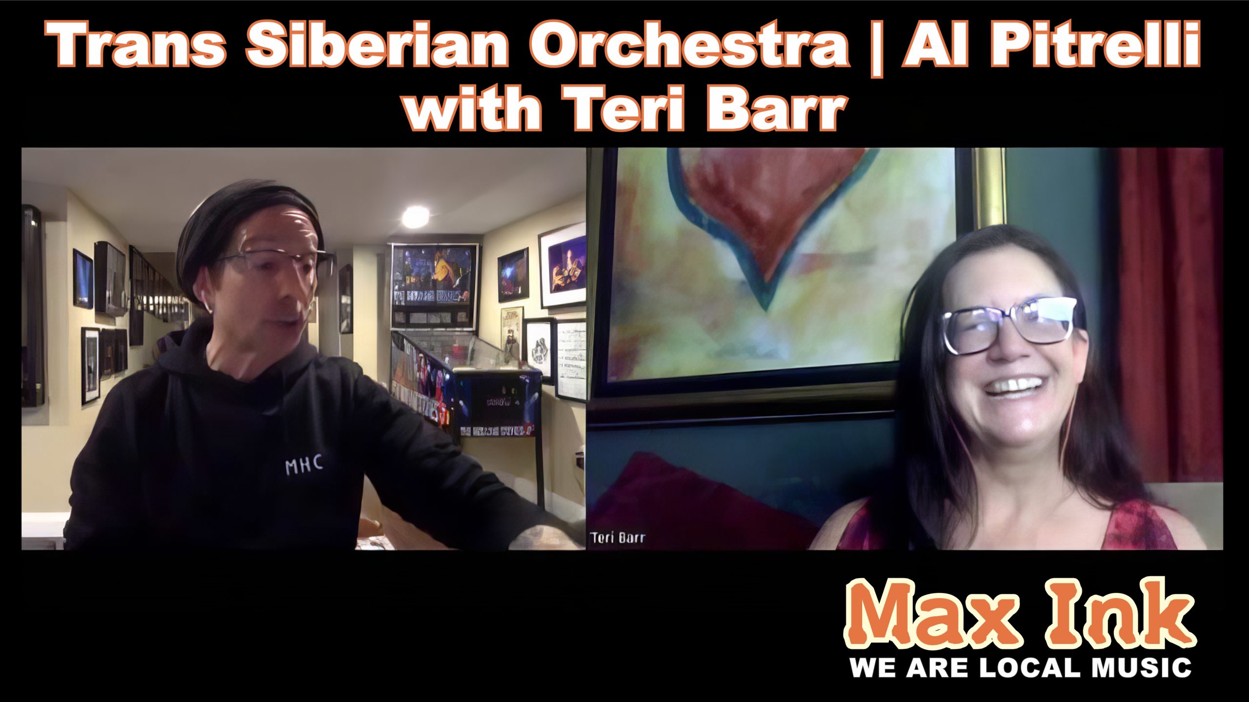 Trans Siberian Orchestra musical director Al Pitrelli with Teri Barr
