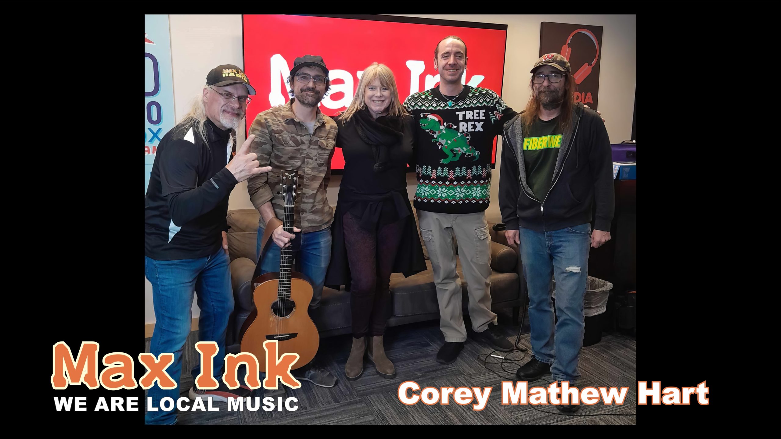 Corey Mathew Hart is Live in the Lair on Max Ink Radio