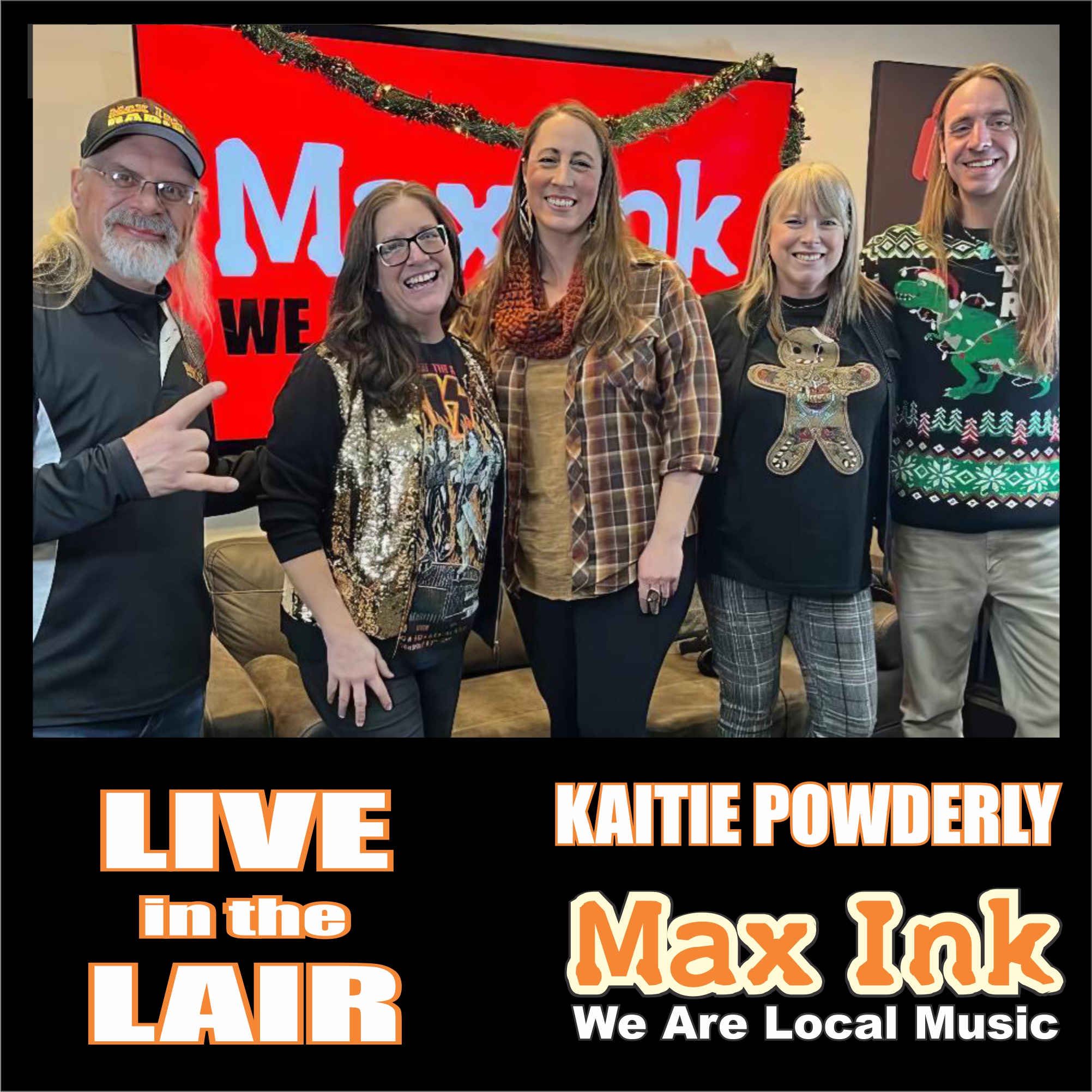 Katie Powderly is Live in the Lair on Max Ink Radio