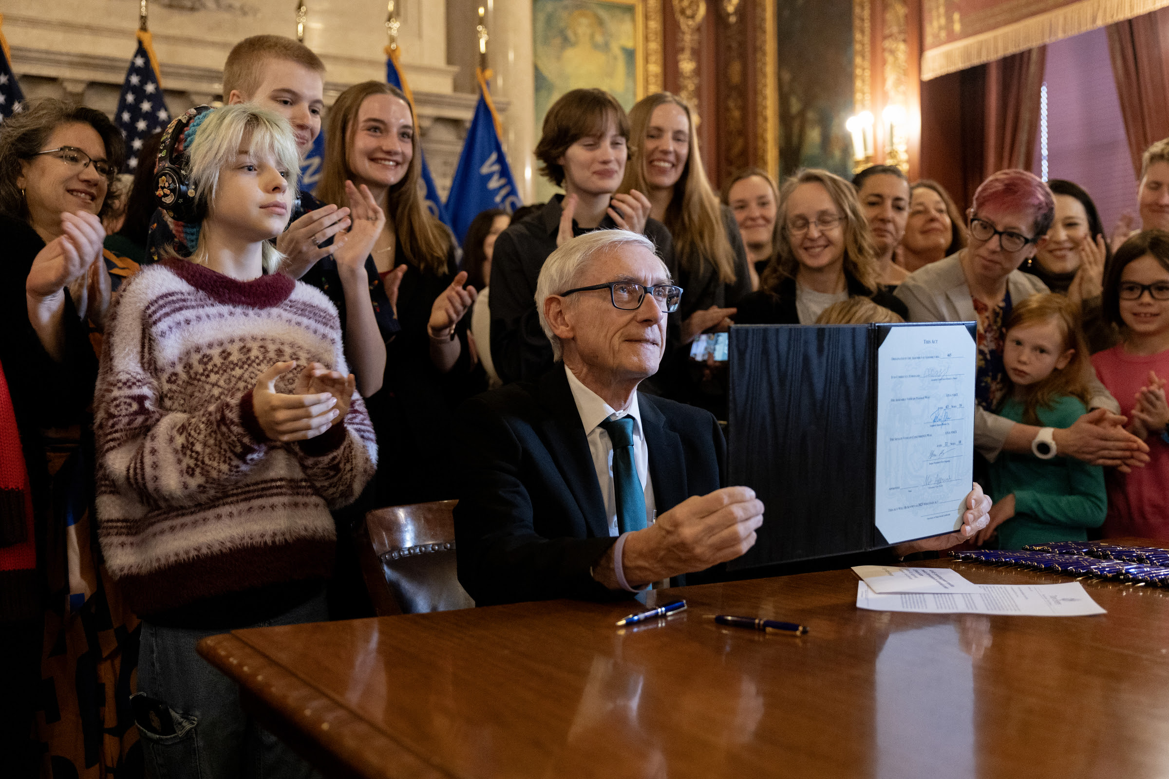 Wisconsin Gov. Tony Evers vetoes trans youth care ban