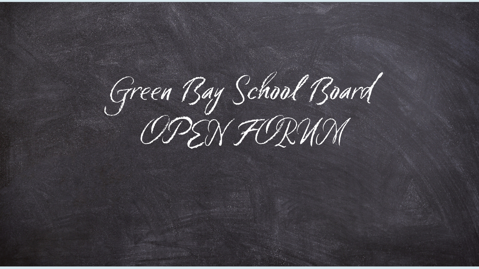 Community addresses Green Bay School Board in open forum